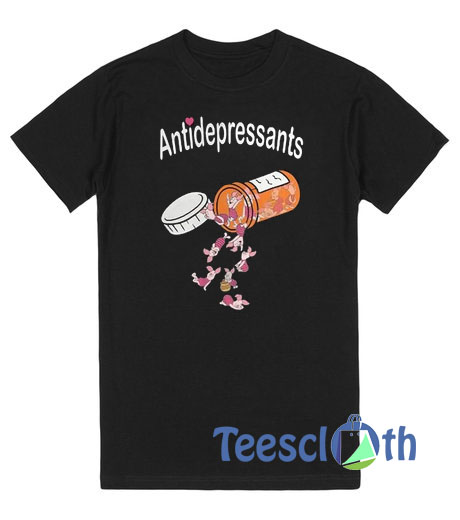 Antidepressants Black T Shirt