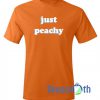 Just Peachy Orange T Shirt