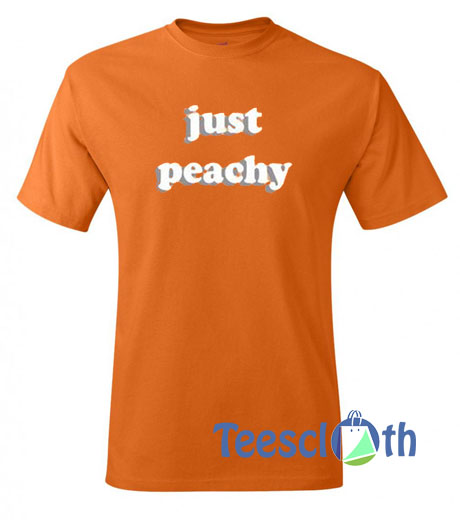 Just Peachy Orange T Shirt