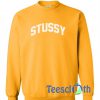 Stussy Yellow Sweatshirt