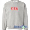 USA Logo Graphic Sweatshirt