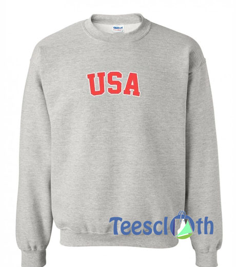 USA Logo Graphic Sweatshirt