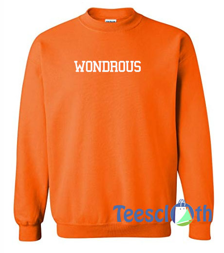 Wondrous Orange Sweatshirt