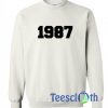 1987 White Sweatshirt