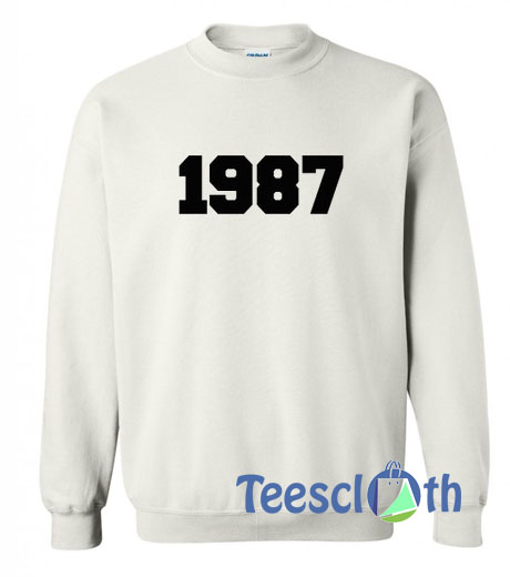 1987 White Sweatshirt