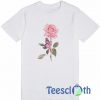 Breast Cancer Butterfly Flower T Shirt