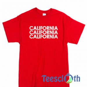 California Red T Shirt