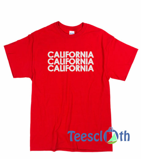 California Red T Shirt