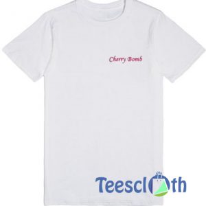 Cherry Bomb Font T Shirt