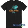 Crazy Halloween Lady T Shirt