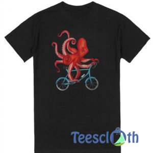 Cycling Octopus T Shirt