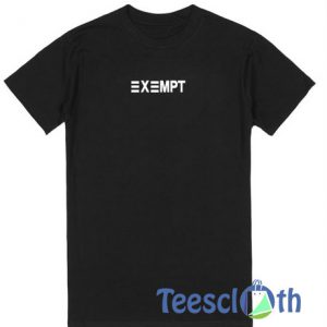 Exempt Font T Shirt