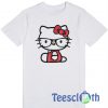 Hallo kitty Nerd Glasses T Shirt