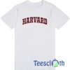 Harvard Font T Shirt