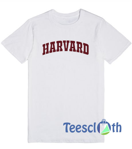 Harvard Font T Shirt