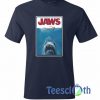 Jaws Navy T Shirt