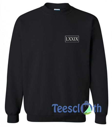 LXXIX Black Sweatshirt