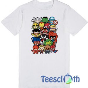 Marvel Heroes And Villains Team T Shirt