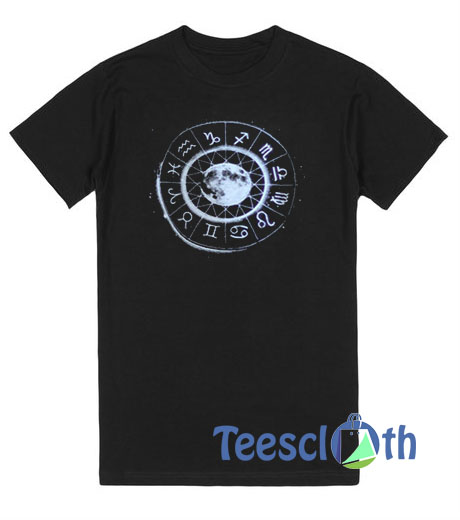 Moon Cycle Zodiac T Shirt