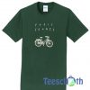 Paris France Bike T Shirt