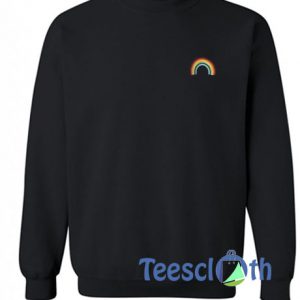 Rainbow Black Sweatshirt