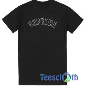 SUPREME Black T Shirt