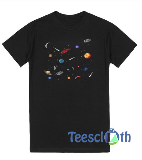 Space Planet Galaxy T Shirt
