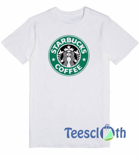 Youth Girls Boys Tee Shirts Starbucks Logo Print T Shirt Tshirt for Boys Girls Summer Short Sleeve T Shirt Round Neck 