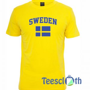 Sweden Yellow T Shirt