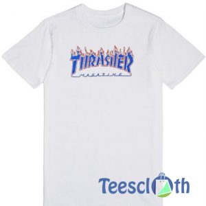 Thrasher Blue Magazine T Shirt