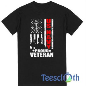 US Navy Proud Veteran T Shirt