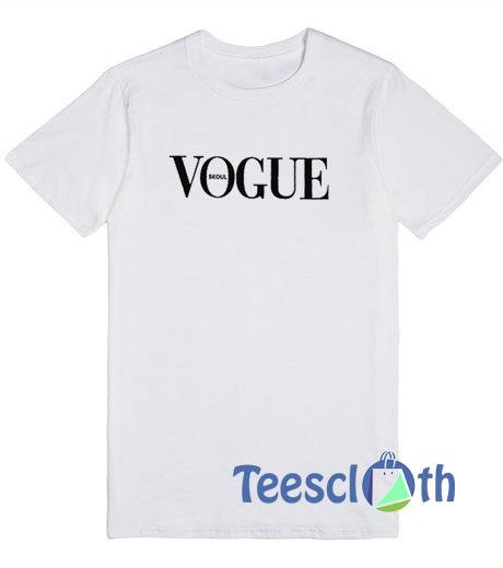 Hoofd Extra Dronken worden Vogue Seoul T Shirt For Men Women And Youth | Vogue Seoul T Shirt