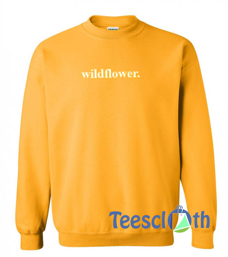 WildFlower Font Sweatshirt