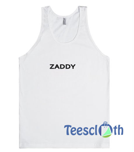 Zaddy Font Tank Top