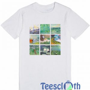 Art Grid Of Claude Monet T Shirt