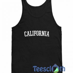 California Font Tank Top