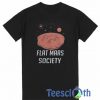 Elon Musk Flat Mars Society T Shirt