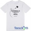 Happiness Is A Plane Ticket T Shirt