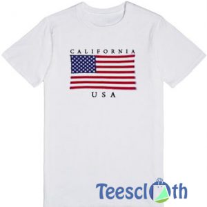 USA California State Flag T Shirt