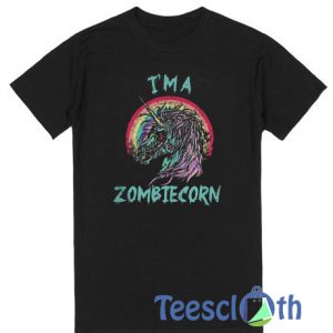 Unicorn I'm A Zombie Corn T Shirt