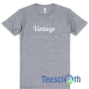 Vintage Font T Shirt