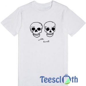 Wild Heart Skull Head T Shirt