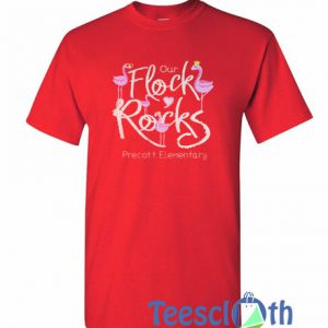 Flamingo Flock Rocks T Shirt