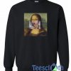 Mona Lisa Sucking Candy Sweatshirt