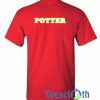 Potter Font T Shirt