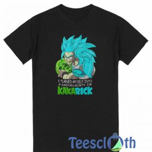 Rick Morty Turned T Shirt