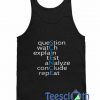 Science Questions Watch Tank Top