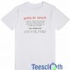 Sould Out Lany T Shirt