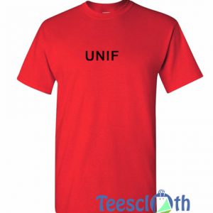 Unif Font T Shirt