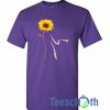 Cat Sunflower T Shirt